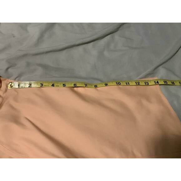 Chico’s Women’s 2 US L Peach No Iron 3/4 Sleeve Women’s Button Blouse Workwear - Picture 8 of 9